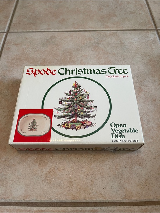 Spode Other - Spode Christmas Tree: Open Vegetable Dish